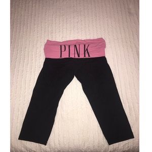 Cropped Pink Leggings